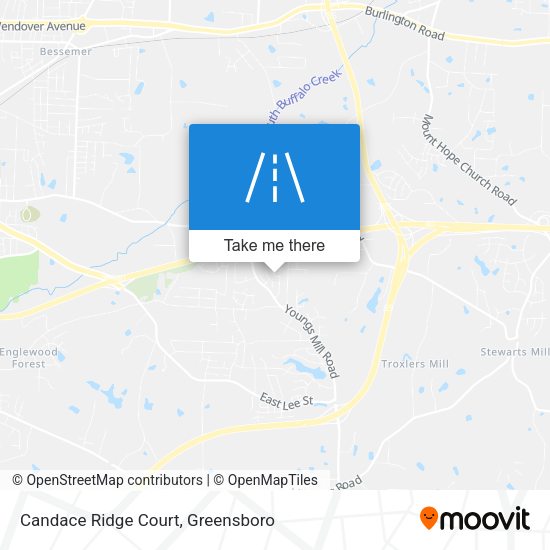 Candace Ridge Court map