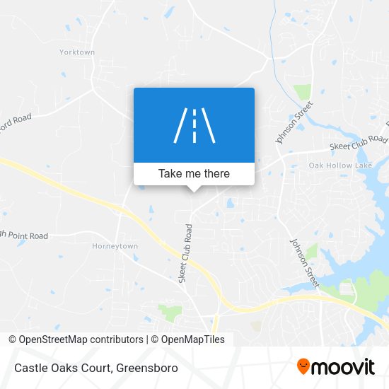 Castle Oaks Court map