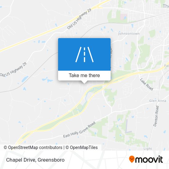 Mapa de Chapel Drive
