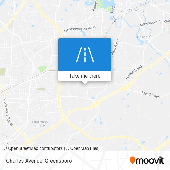 Mapa de Charles Avenue