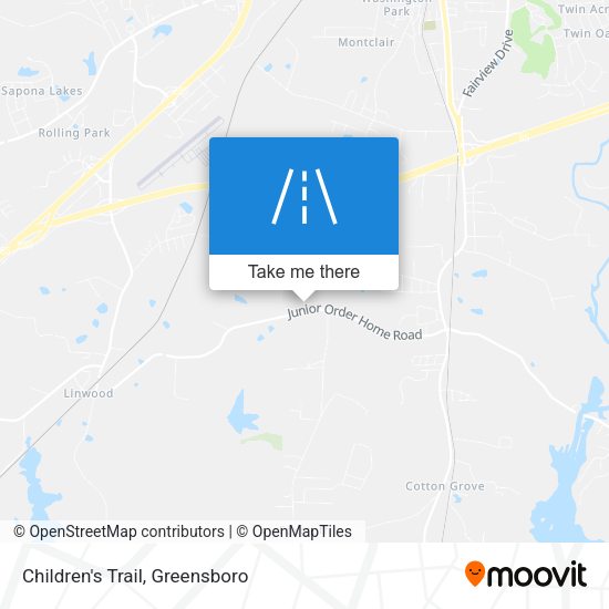 Children's Trail map