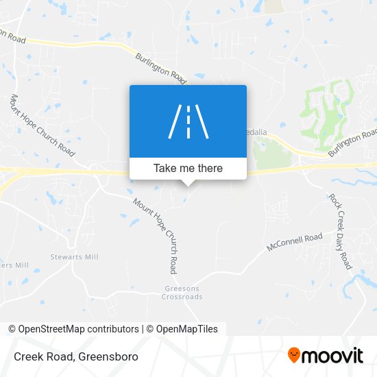 Mapa de Creek Road