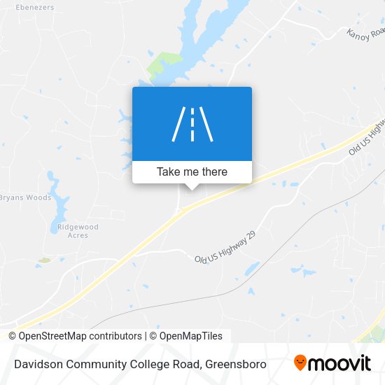 Davidson Community College Road map