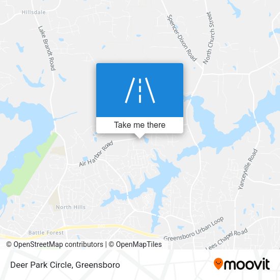 Deer Park Circle map