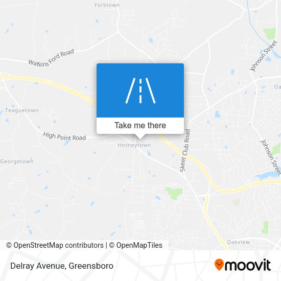 Mapa de Delray Avenue