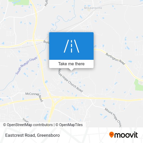Eastcrest Road map