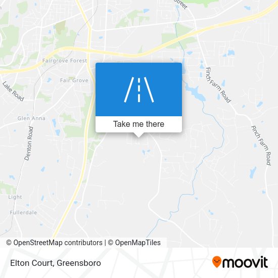 Mapa de Elton Court