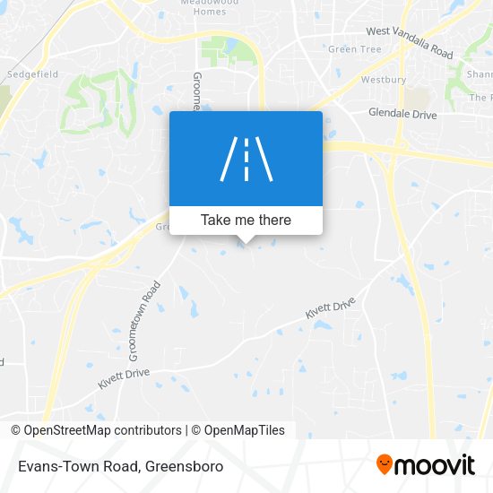 Evans-Town Road map