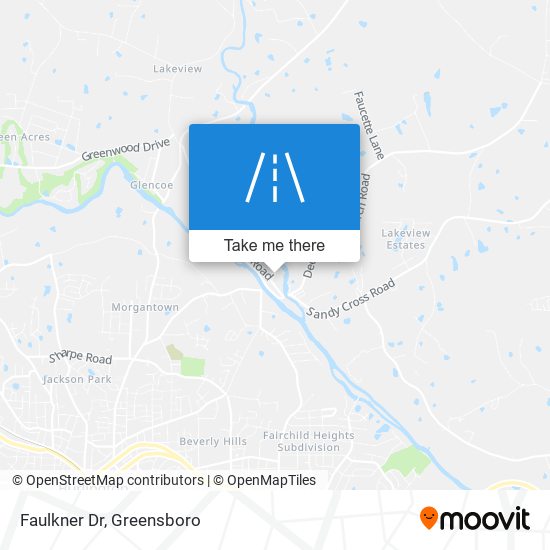 Mapa de Faulkner Dr