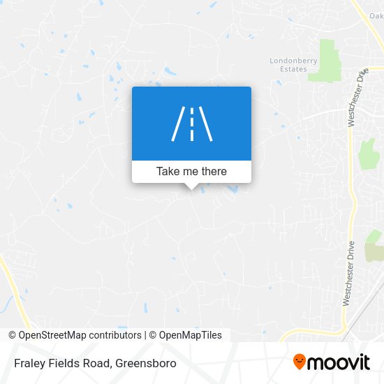 Fraley Fields Road map