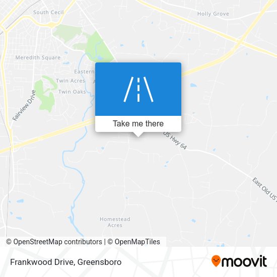 Mapa de Frankwood Drive