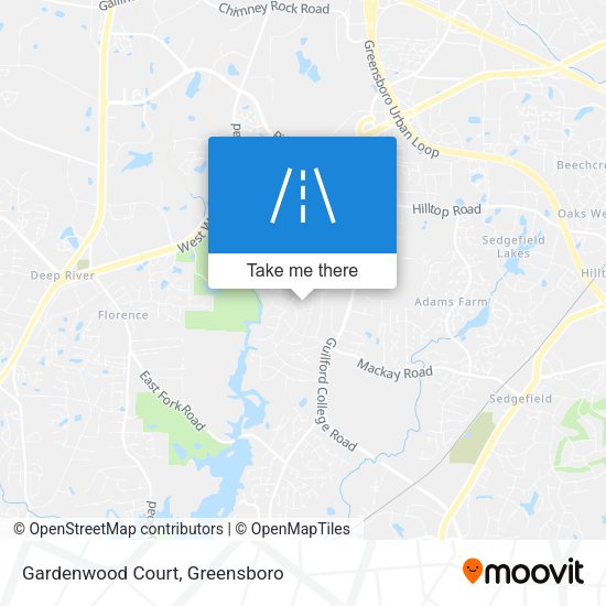 Mapa de Gardenwood Court