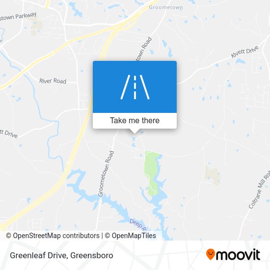 Greenleaf Drive map