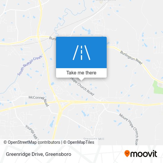 Greenridge Drive map