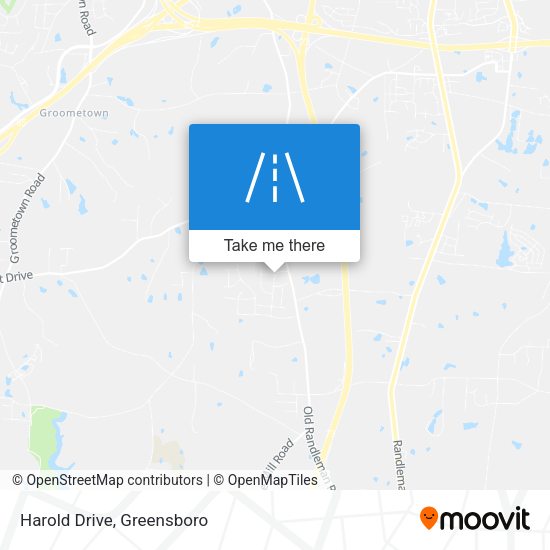 Mapa de Harold Drive