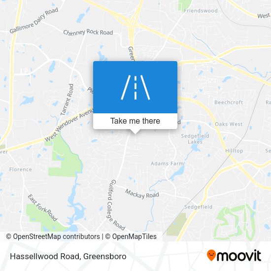 Hassellwood Road map