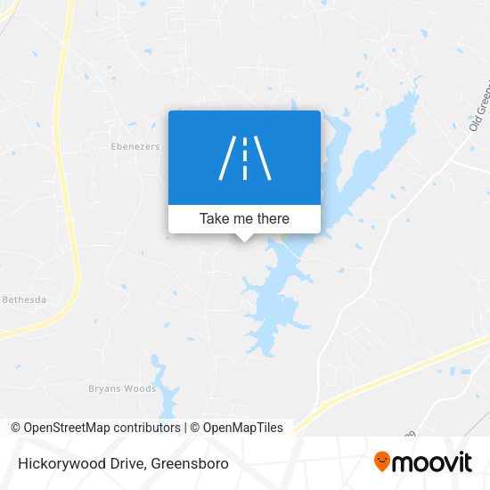 Hickorywood Drive map