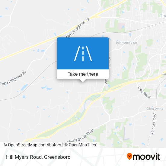 Mapa de Hill Myers Road