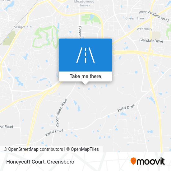 Honeycutt Court map