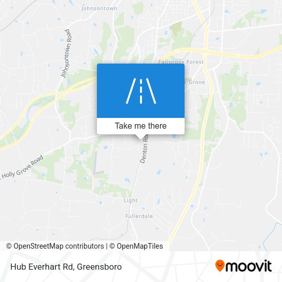 Mapa de Hub Everhart Rd
