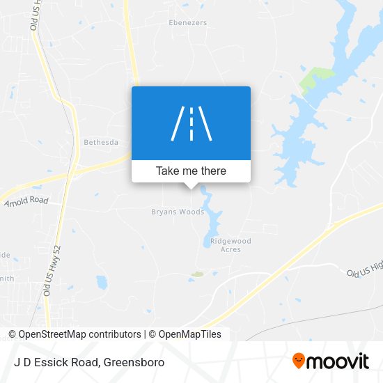 J D Essick Road map