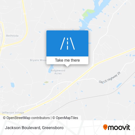Jackson Boulevard map
