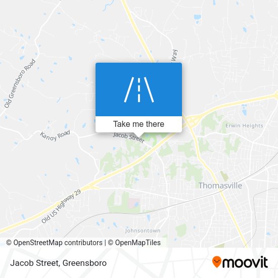 Mapa de Jacob Street
