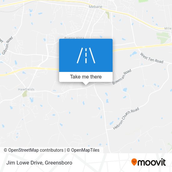 Jim Lowe Drive map