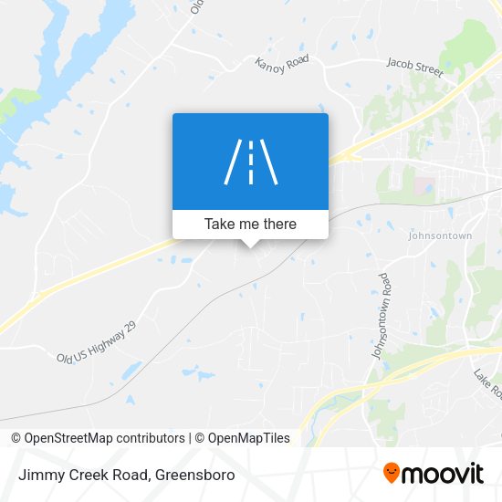Jimmy Creek Road map