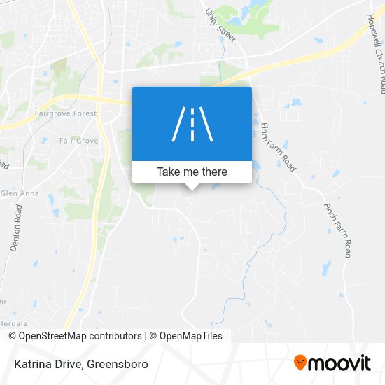 Mapa de Katrina Drive