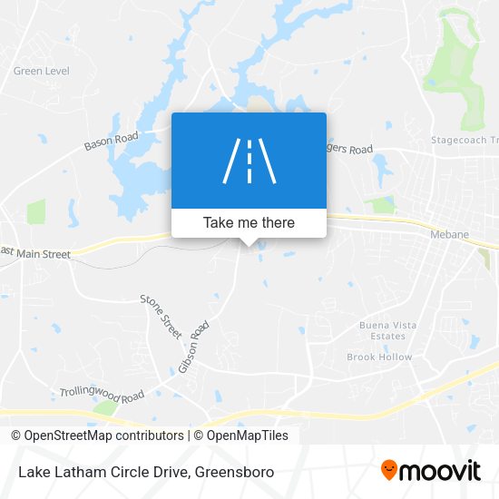 Mapa de Lake Latham Circle Drive