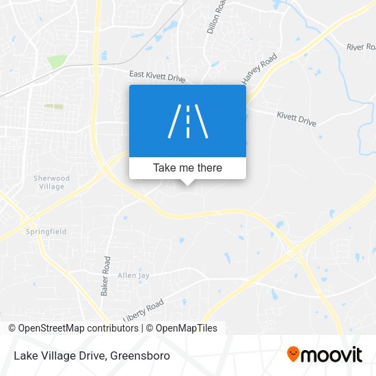 Lake Village Drive map