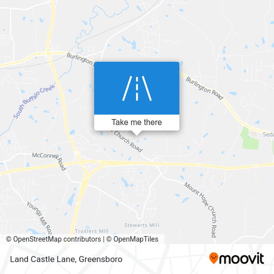 Mapa de Land Castle Lane