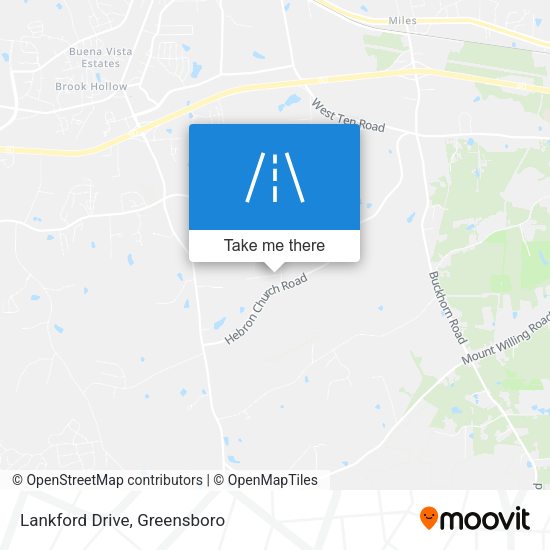 Lankford Drive map