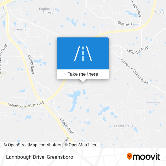 Lannbough Drive map