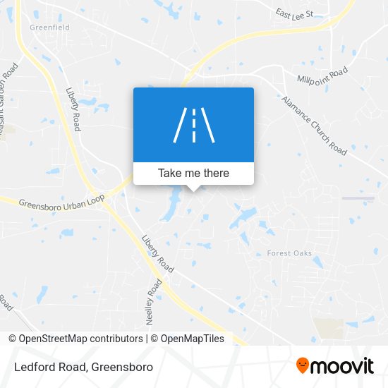 Mapa de Ledford Road