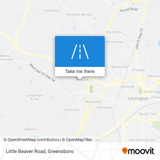 Little Beaver Road map