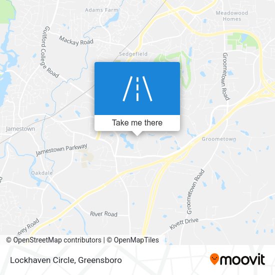 Lockhaven Circle map