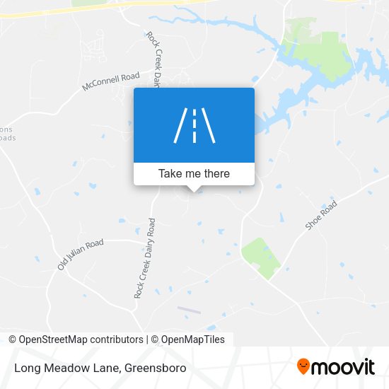 Long Meadow Lane map