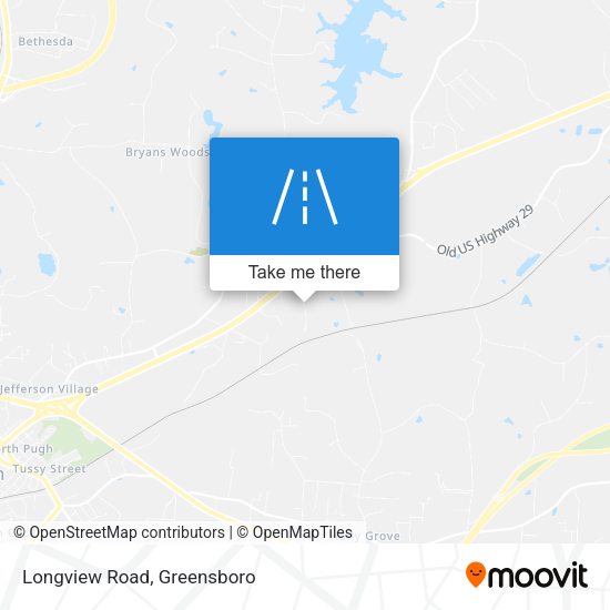 Longview Road map