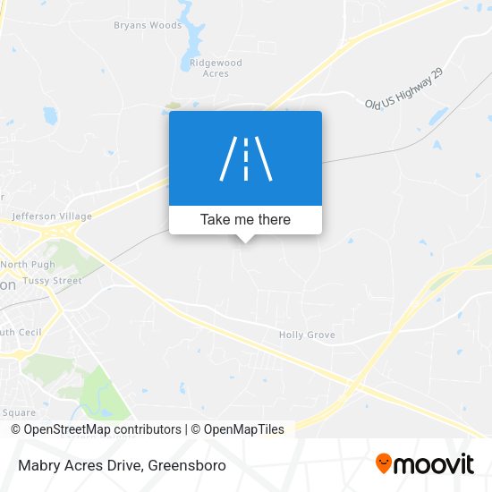 Mapa de Mabry Acres Drive
