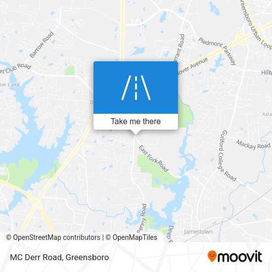 Mapa de MC Derr Road