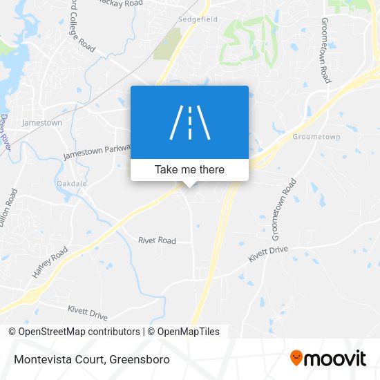 Montevista Court map