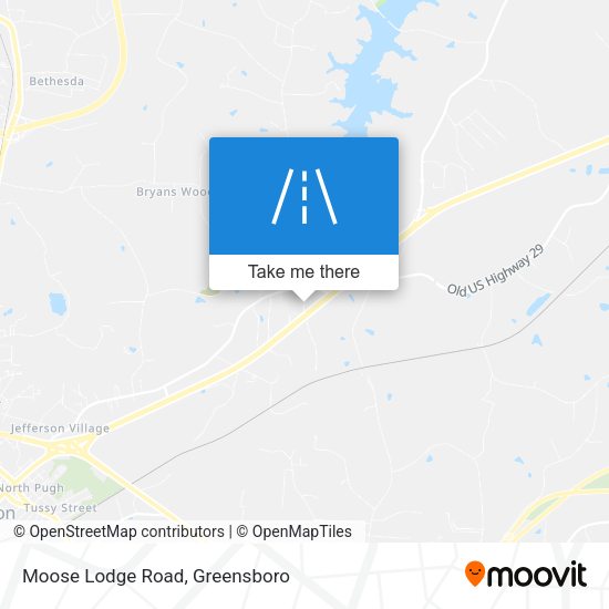 Moose Lodge Road map