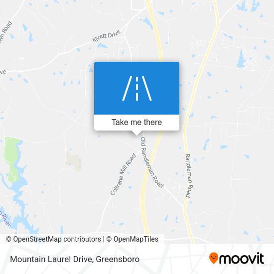Mountain Laurel Drive map