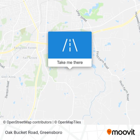 Oak Bucket Road map