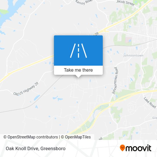 Mapa de Oak Knoll Drive