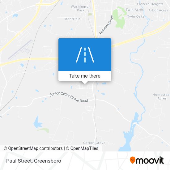 Mapa de Paul Street