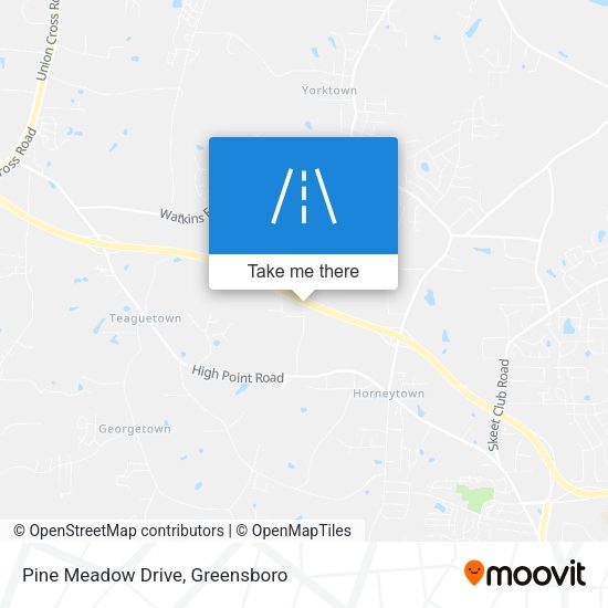 Pine Meadow Drive map