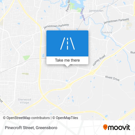 Mapa de Pinecroft Street
